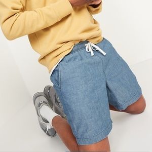 OLD NAVY Men’s Chambray Blue Jogger Shorts Size S